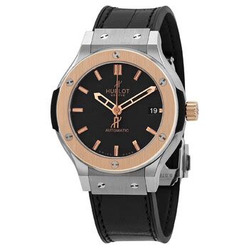 Hublot Oscar Niemeyer Skeleton Dial Black Leather Men's